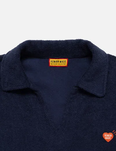 Human Made Pile Pullover Shirt In Blue/蓝色/藍色/블루/ブルー