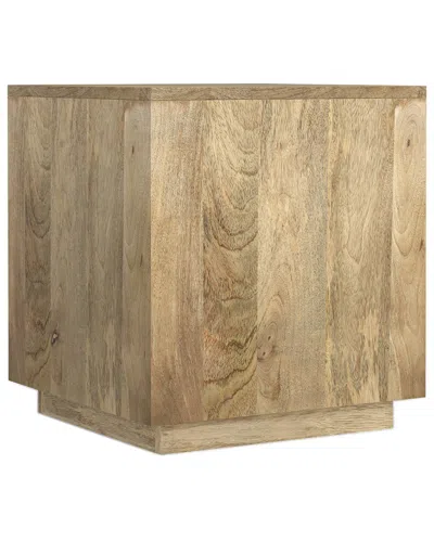 Simpli Home Lockhart Solid Mango Wood 20in Square Contemporary Side Table In Brown