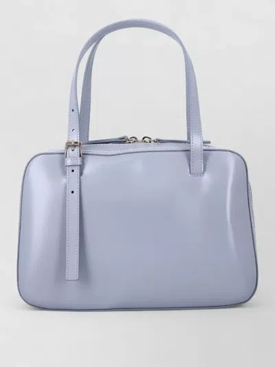 A.p.c. Virginie Box Shoulder Bag Top Handle Strap In Red