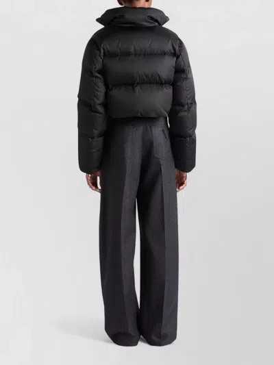 Prada Cropped Fit Stand-up Collar Down Jacket