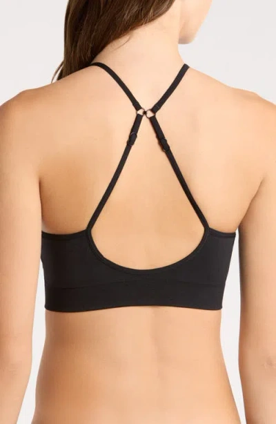 Nordstrom Seamless Bralette In Black