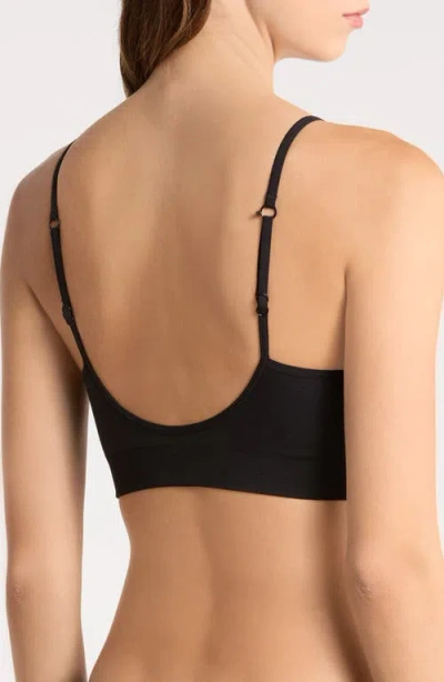 Nordstrom Seamless Bralette In Black