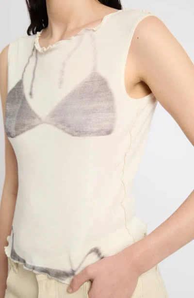 Muse Assembly Placement Print Tank In Cream