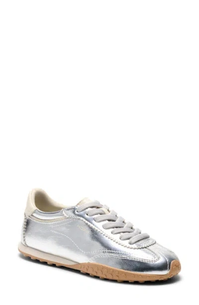Hoff Gender Inclusive Bridge Leather Sneaker In Silver