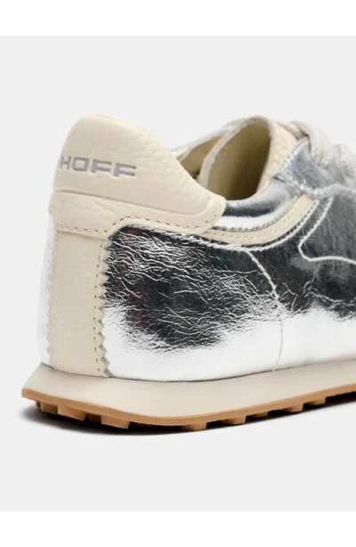 Hoff Gender Inclusive Bridge Leather Sneaker In Silver