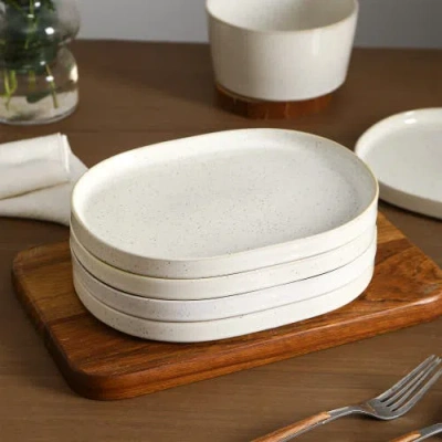 Stone Lain Cairo Stoneware 24-piece Dinnerware Set In White
