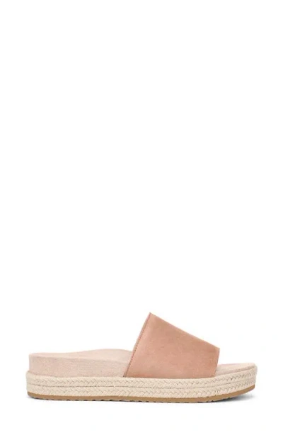Vionic Yasmina Platform Slide Sandal In Neutral