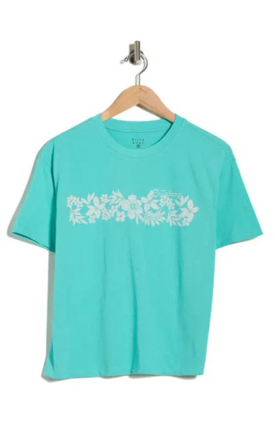 Billabong Wave Break Graphic T-shirt In Teal