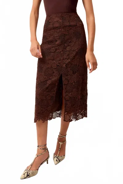 Marie Oliver Meara Skirt In Java In Brown