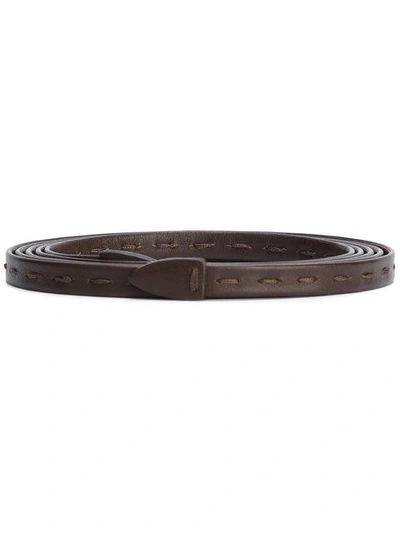 Shop Brioni Slim Belt