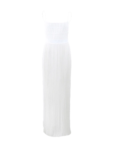 Stella Mccartney Jemma Corseted Gown In White
