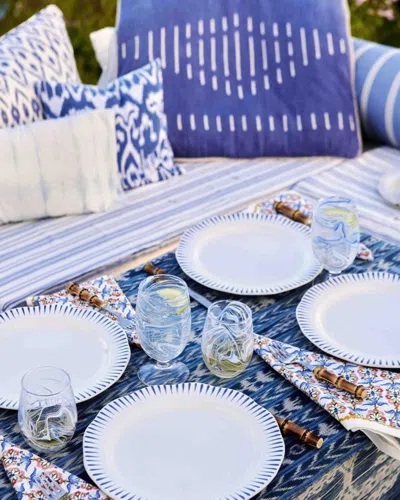 Juliska Sitio Stripe Delft Blue 16-piece Dinnerware Set