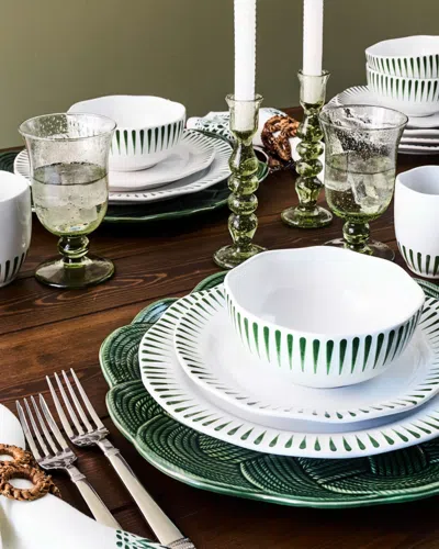 Juliska Sitio Stripe Basil 16-piece Dinnerware Set