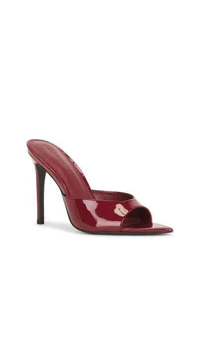 Black Suede Studio Brea Mule In Red
