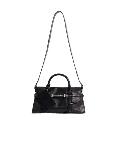 Dsquared2 Twin Handbag In Black
