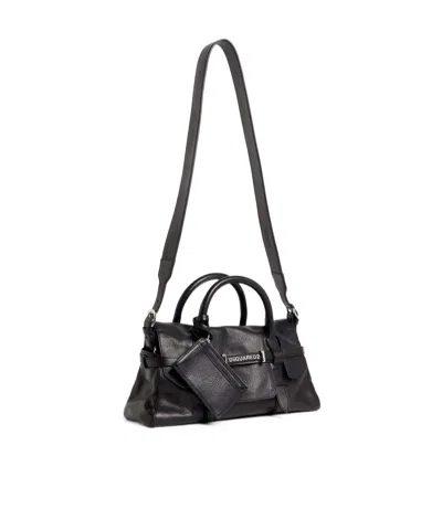Dsquared2 Twin Handbag In Black