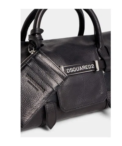 Dsquared2 Twin Handbag In Black