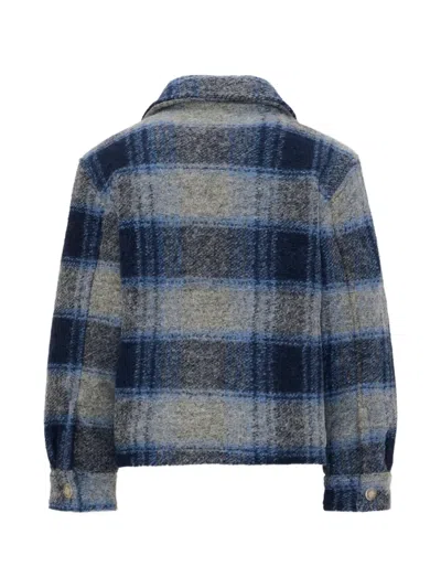 Molo Hutton Check-pattern Zip-up Jacket In Multi
