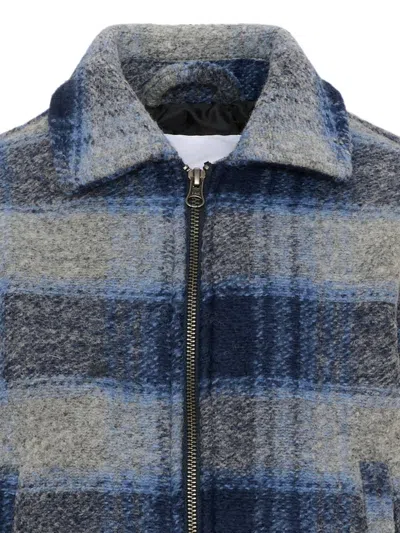 Molo Hutton Check-pattern Zip-up Jacket In Multi