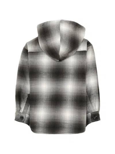 Molo Hamelo Check-pattern Hooded Jacket In Multi