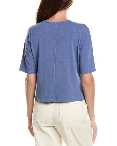 Xcvi Lino T-shirt In Blue