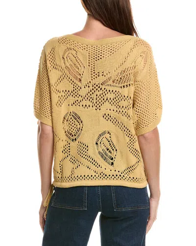 Xcvi Macon Pullover In Yellow