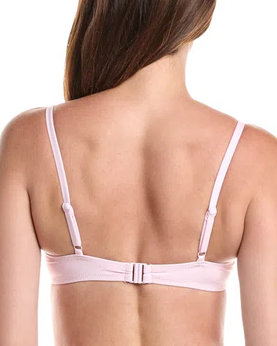 Solid & Striped Harley Carnation Bikini Top In Pink