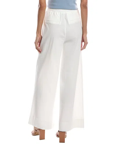 Bernardo Panel Seamed Pull-on Pant In White