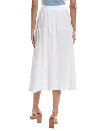 Bernardo Crinkle Maxi Skirt In White