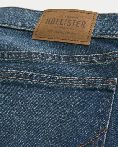 Hollister Relaxed Bootcut Jeans In Medium