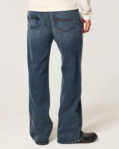 Hollister Relaxed Bootcut Jeans In Medium