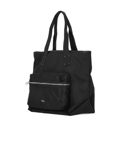 Sacai Double-handle Handbag In Black