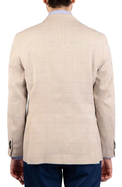 Tailorbyrd Broken Check Sport Coat In Brown