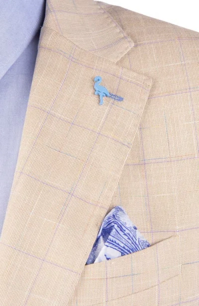 Tailorbyrd Broken Check Sport Coat In Brown