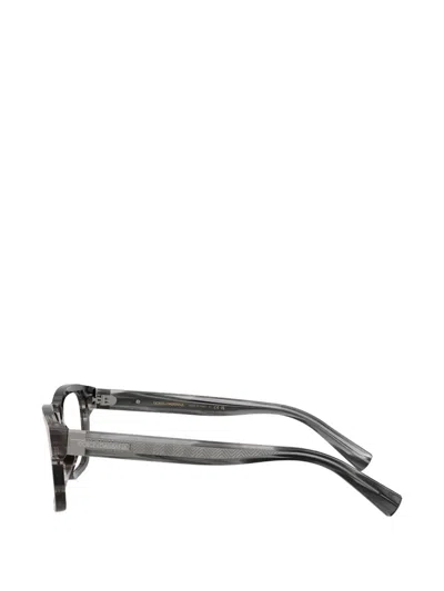 Dolce & Gabbana Chevron-patterned Rectangle-frame Glasses In Red