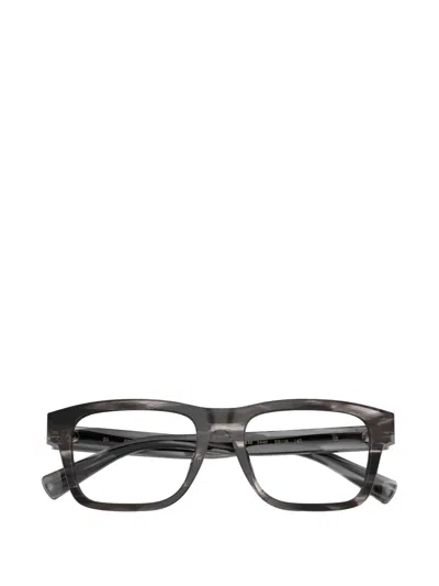 Dolce & Gabbana Chevron-patterned Rectangle-frame Glasses In Red
