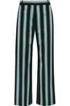 TOPSHOP UNIQUE Beale striped satin-twill pants