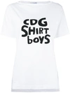 COMME DES GARÇONS SHIRT slogan T-shirt,HANDWASH