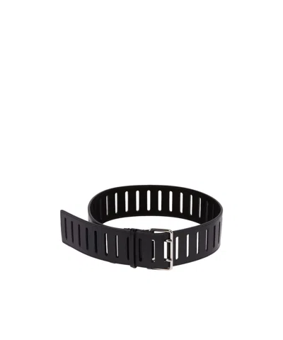 Alaïa Rectangular Large Belt In Black