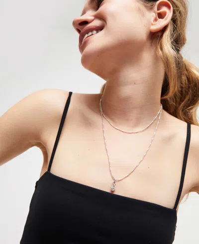 Unode50 Hamsa-shaped Charm In Silver