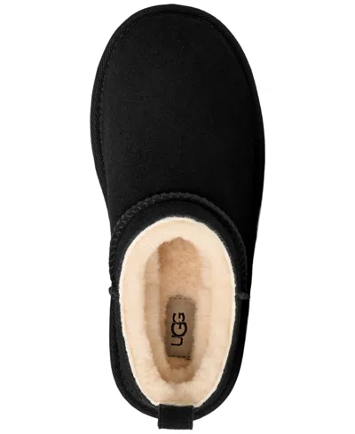 Ugg Kids Pull Tab Classic Boot In Black