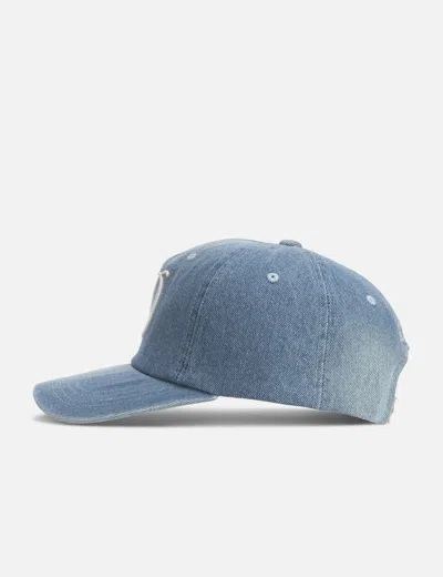 Dime Cursive Denim Worker Cap In Blue/蓝色/藍色/블루/ブルー
