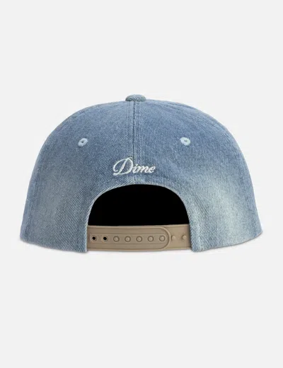 Dime Cursive Denim Worker Cap In Blue/蓝色/藍色/블루/ブルー
