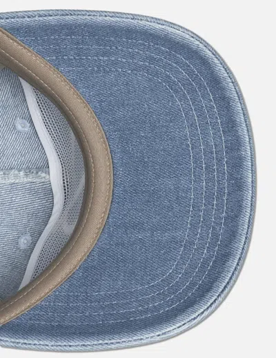 Dime Cursive Denim Worker Cap In Blue/蓝色/藍色/블루/ブルー