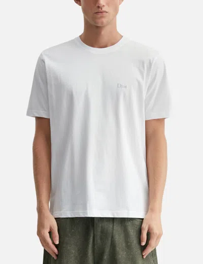 Dime Classic Small Logo T-shirt In White/白色/화이트/ホワイト