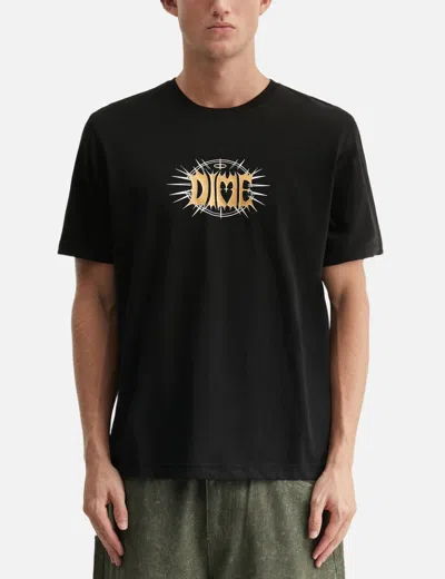 Dime Holy T-shirt In Black/黑色/블랙/ブラック