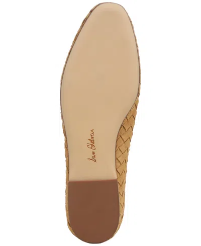 Sam Edelman Ruthie Woven Ballet Flat In Desert Tan Suede