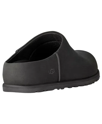 Ugg Slip-on Sabot Shoes With Rounded Toe And Matte Finish In Black