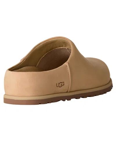 Ugg Silk Lace Slippers Rubber Sole Design In Brown