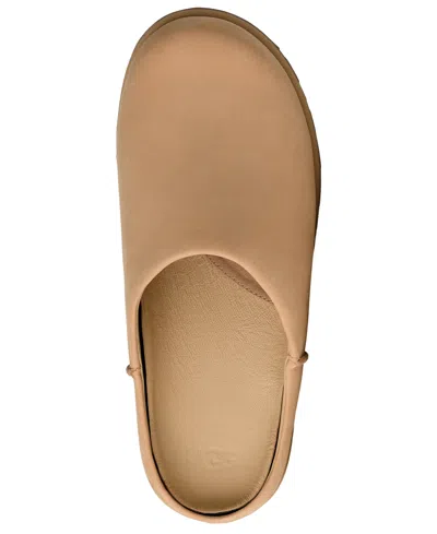 Ugg Silk Lace Slippers Rubber Sole Design In Brown